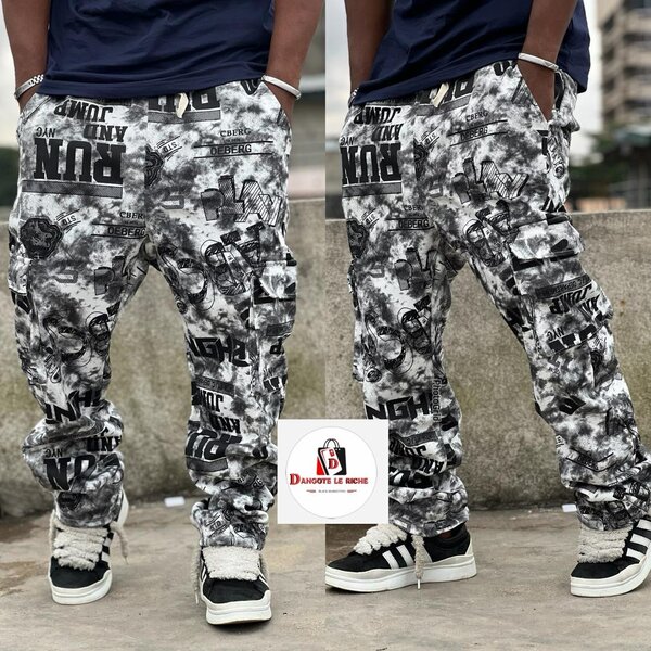 Pantalon Jogger Imprimé Urbain