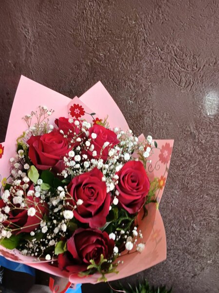 Bouquet de roses rouges