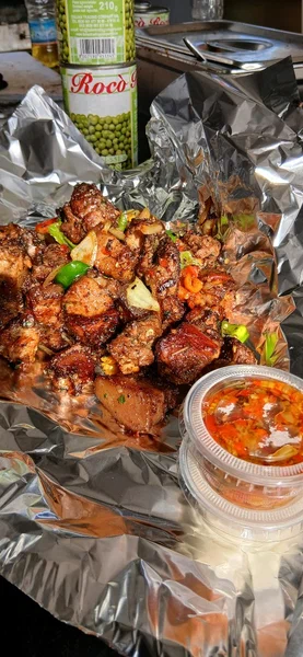 Sauté, braisé de porc africain