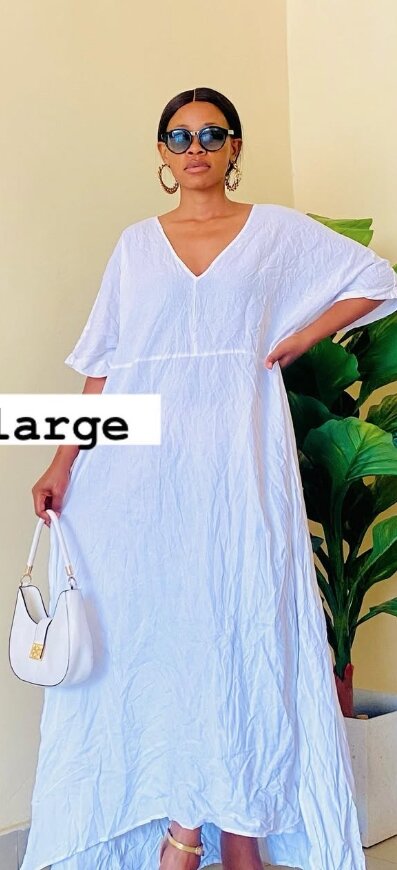 Elegant white dress large
