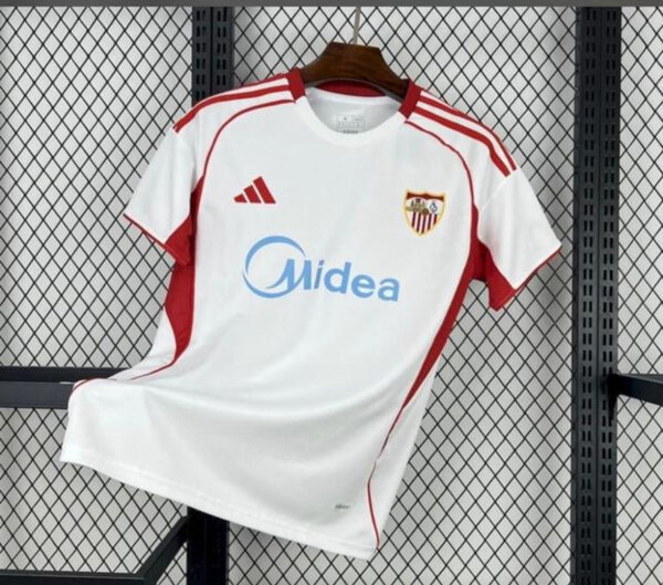 Maillot de Football Blanc Rouge