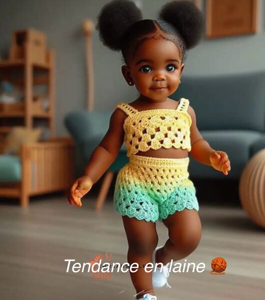 Ensemble Crochet Enfant Mode