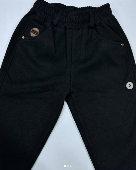 Теплые штаны  черные