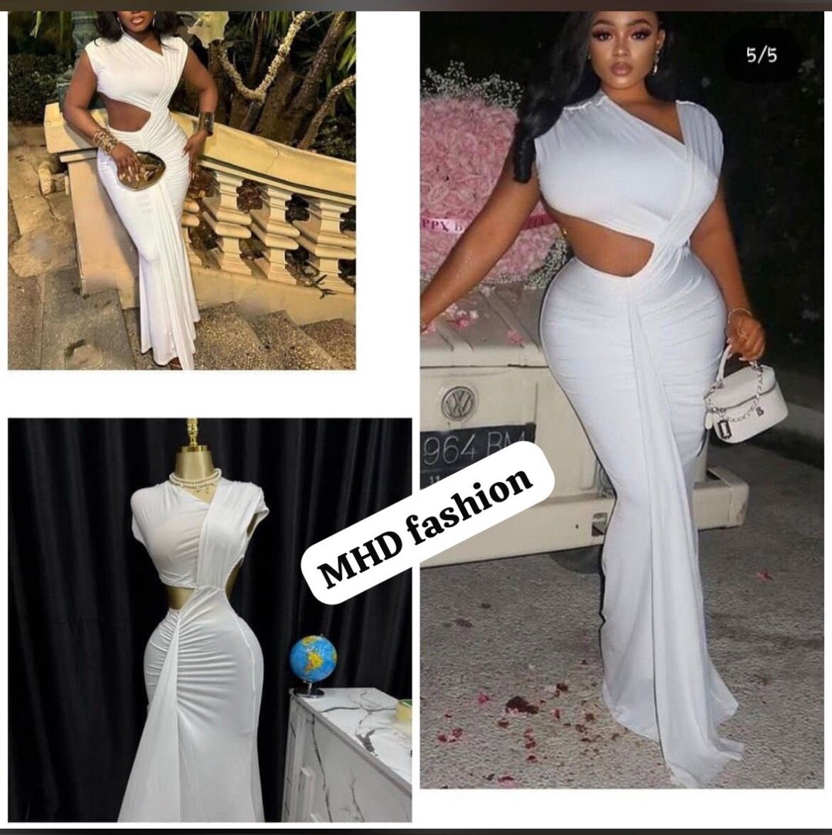 Robe blanche élégante