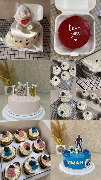 Торты , чизкейки , бенто торты , трайфлы