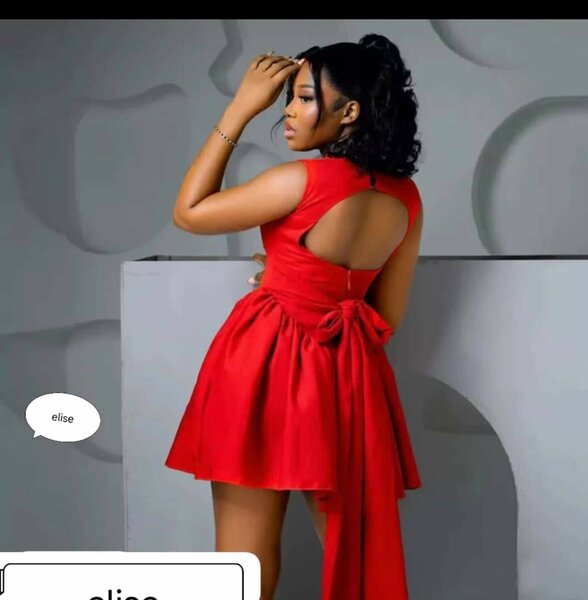 Red cute dress
