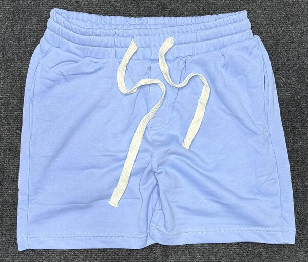 Shorts en coton bleu