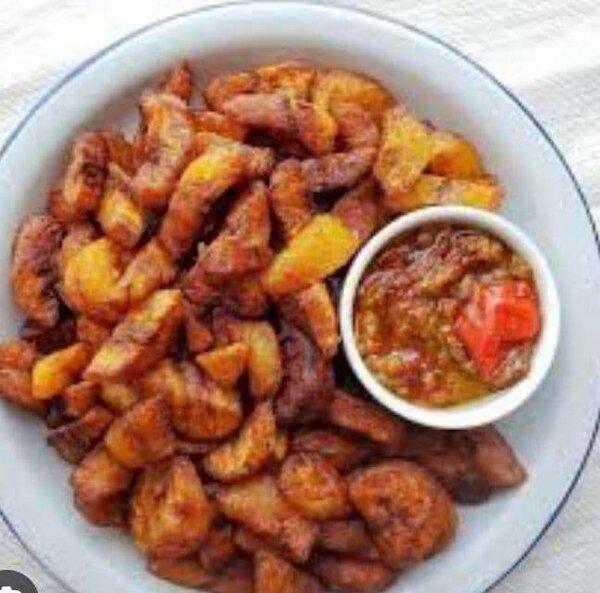 Frites de plantain croquantes