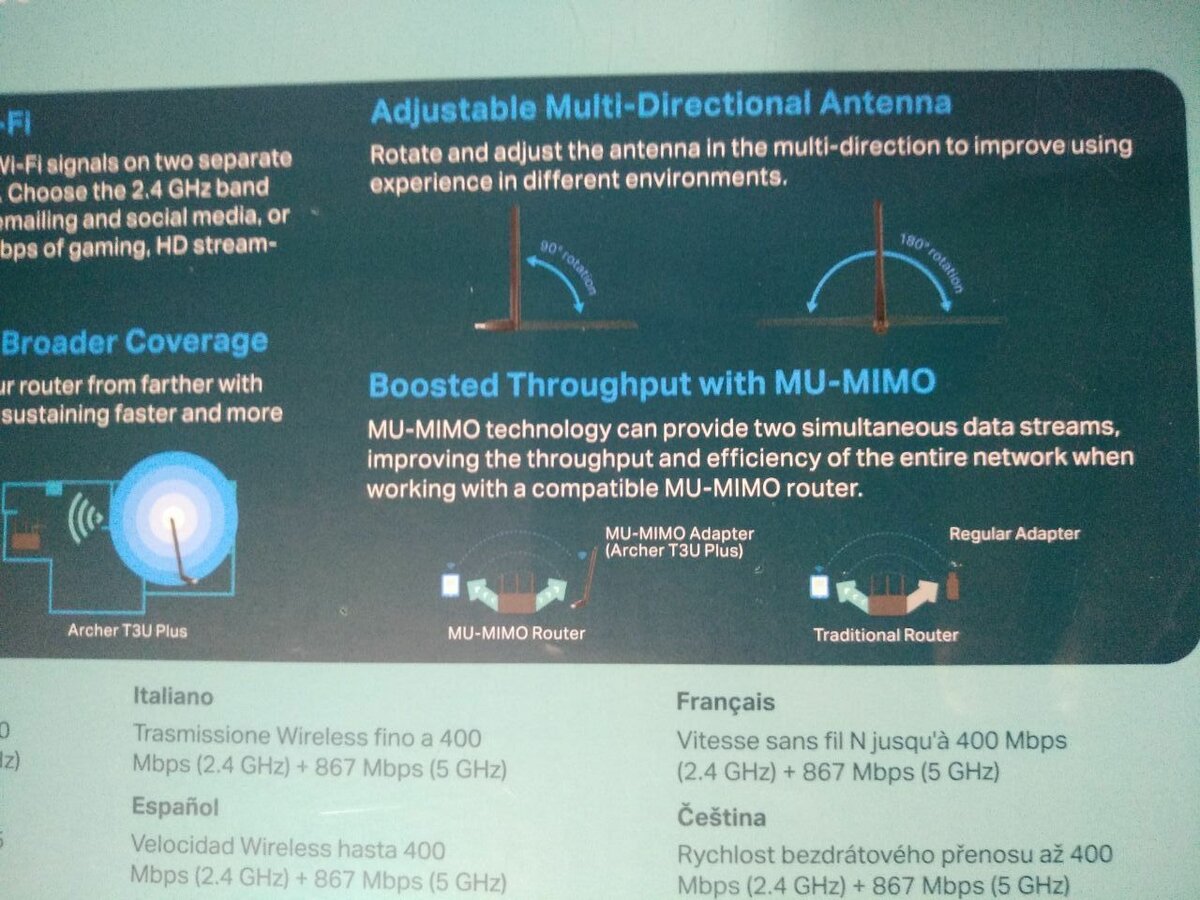 USB WiFi-адаптер TP-Link Archer T3U Plus