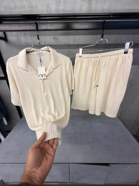 Ensemble décontracté crème