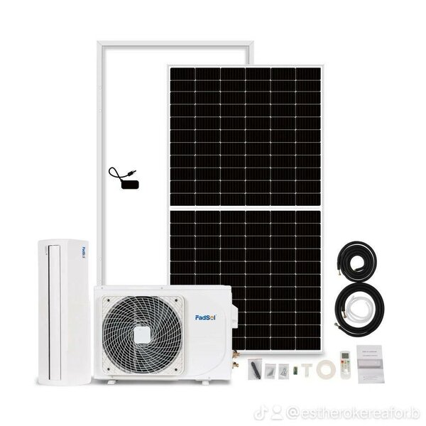 On Grid Solaire climatiseur Disponible 18000BTU