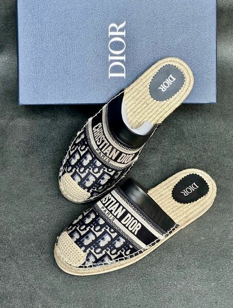 Mules Dior en toile