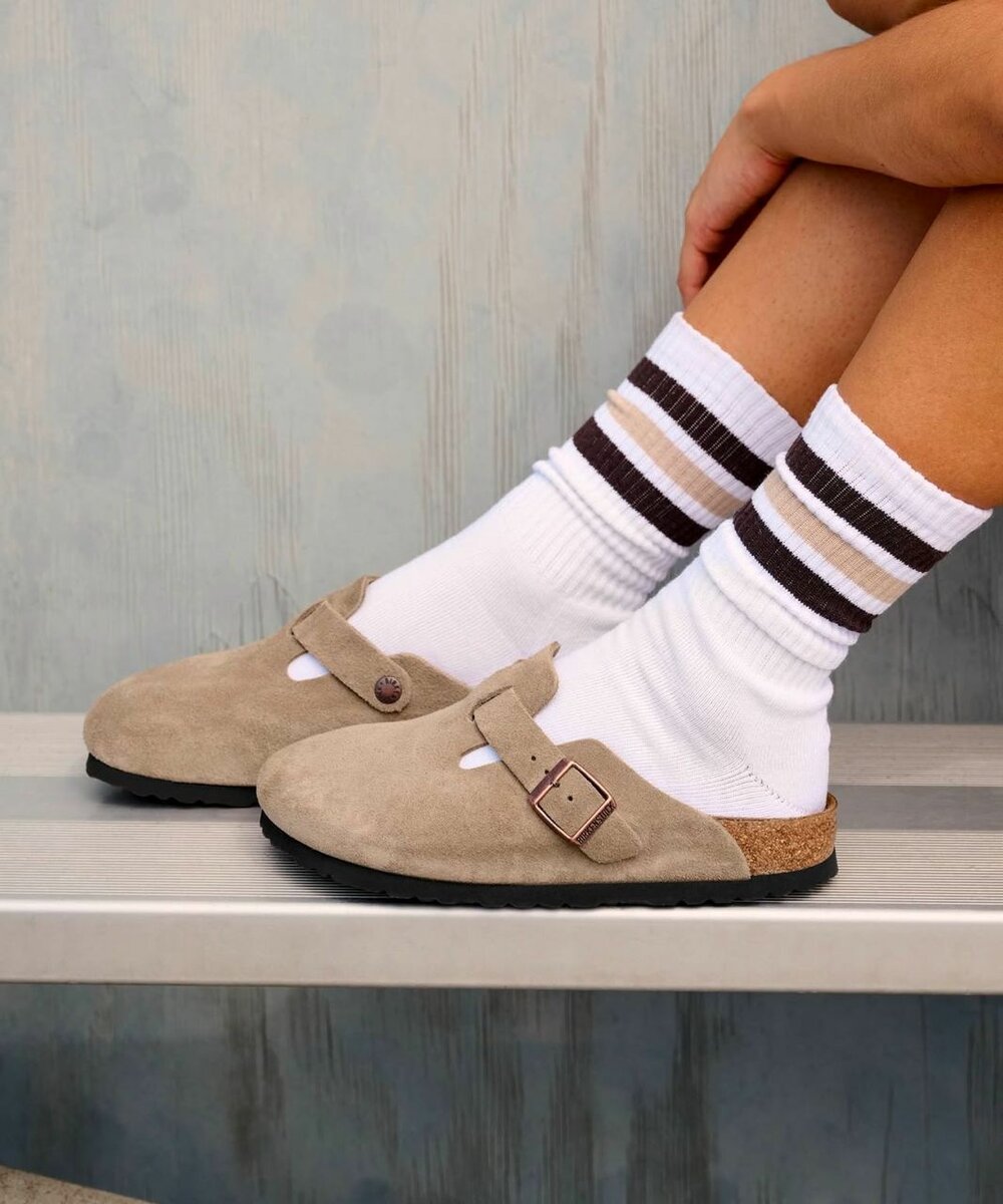 Boston Birkenstock half shoes