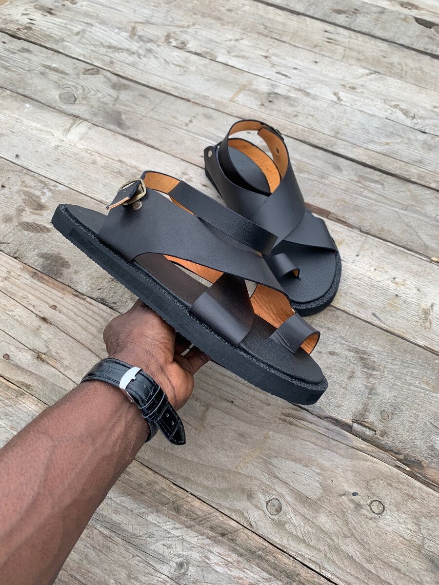 Sandales Homme en Cuir Élégantes