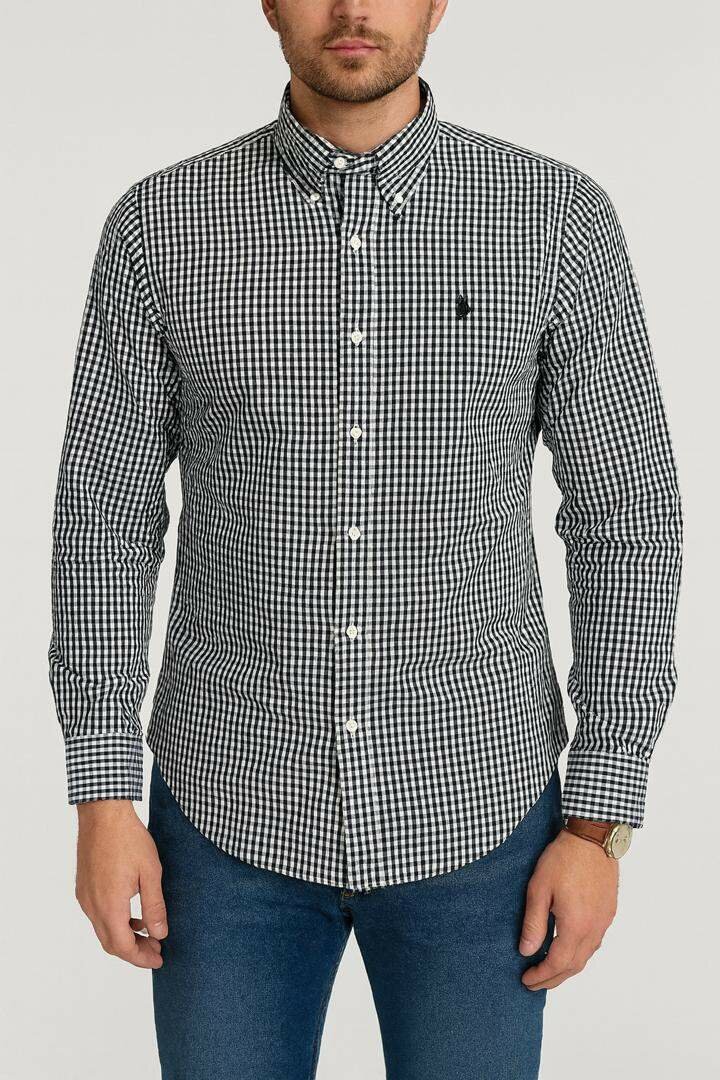 Chemise à carreaux homme élégante