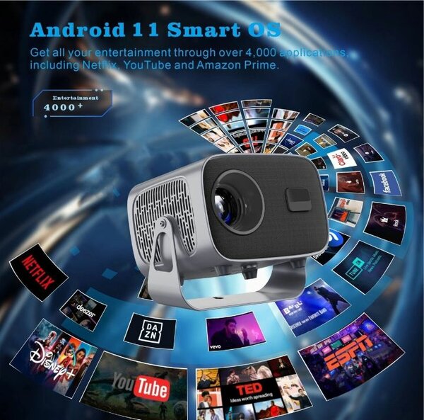 Vidéo projecteur Android