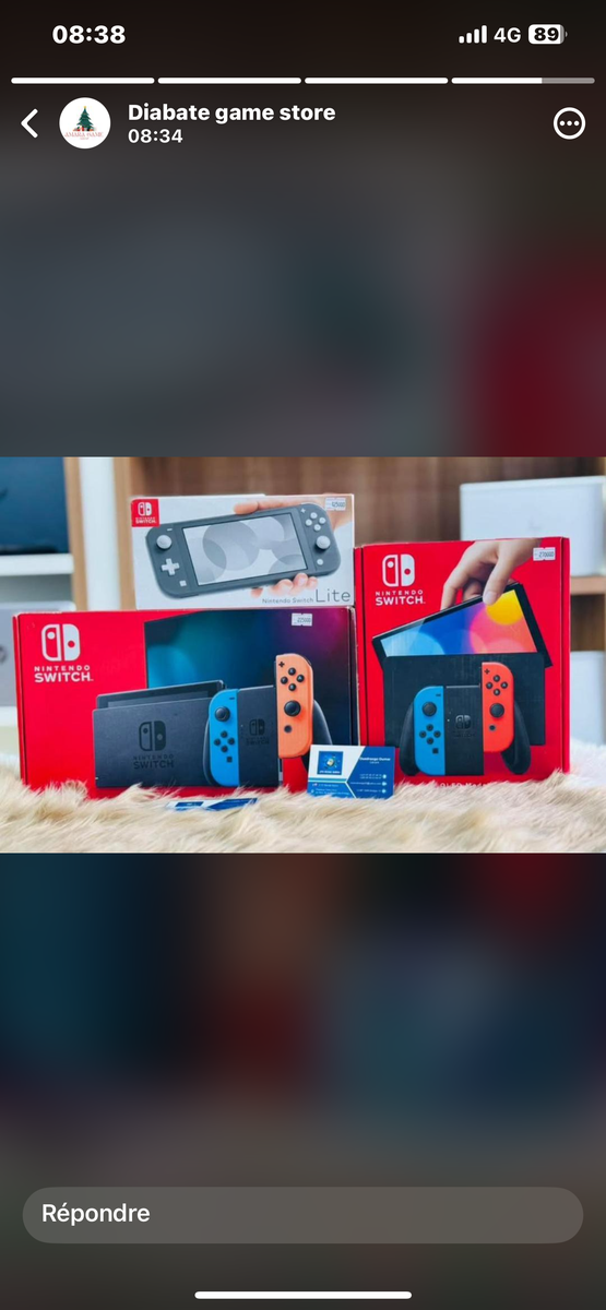 Nintendo Switch Neon Rouge/Bleu