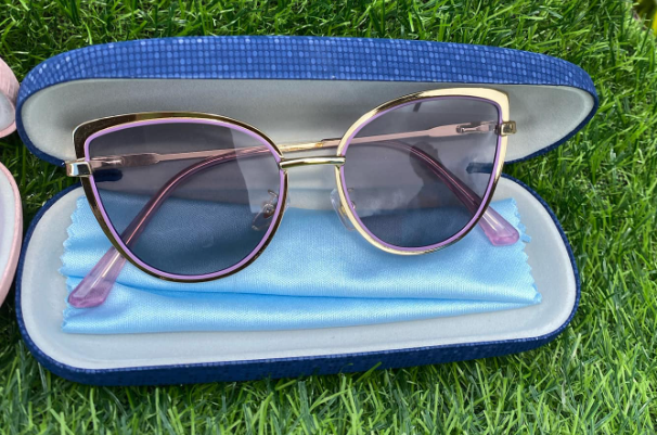 Sunglasses with black frames