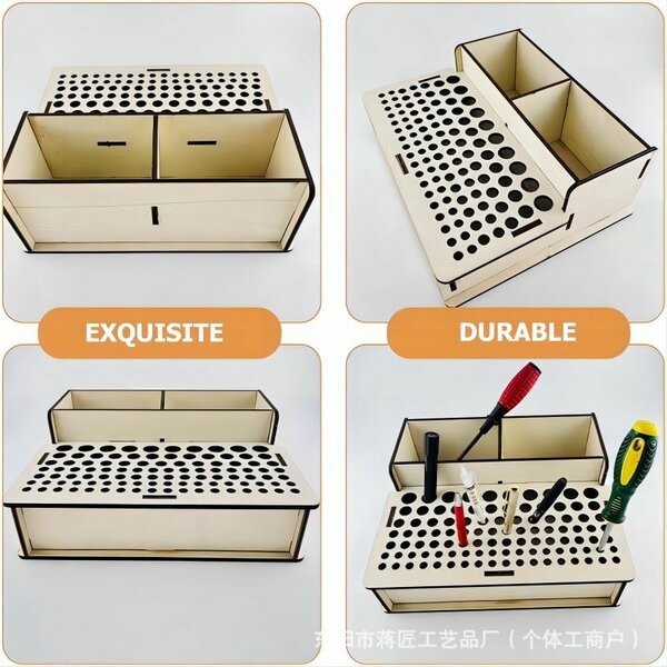 Organisateur d'Outils en Bois