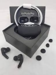 Air pod pro 2 mate Black with wireless charge