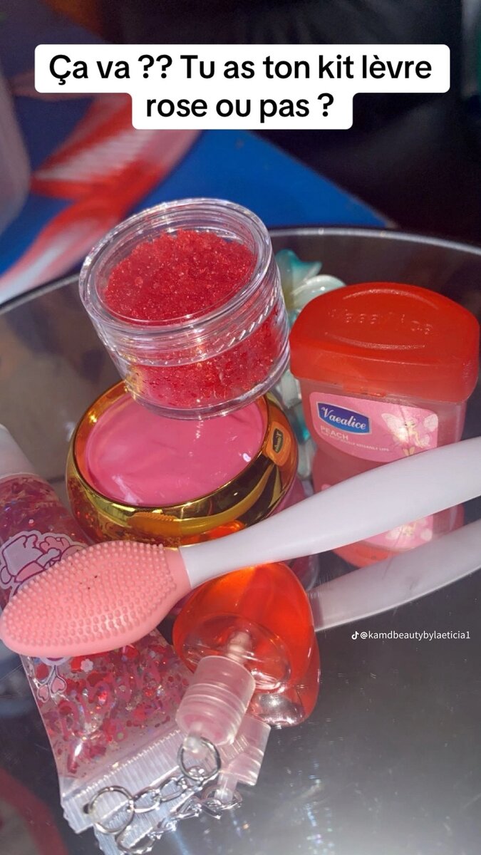 Kit de Soin des Lèvres Rose