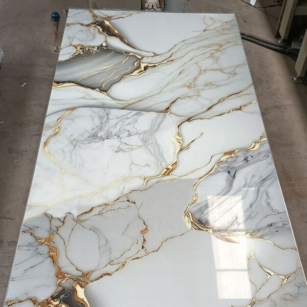 Tapis de douche effet marbre