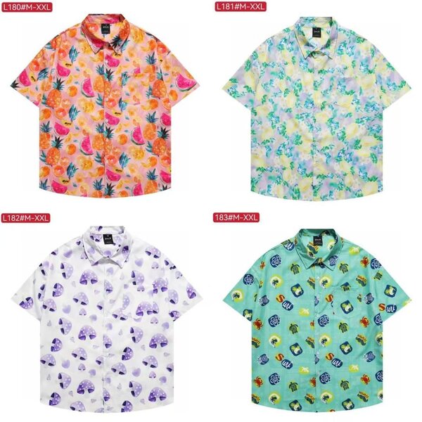 Chemises imprimées colorées