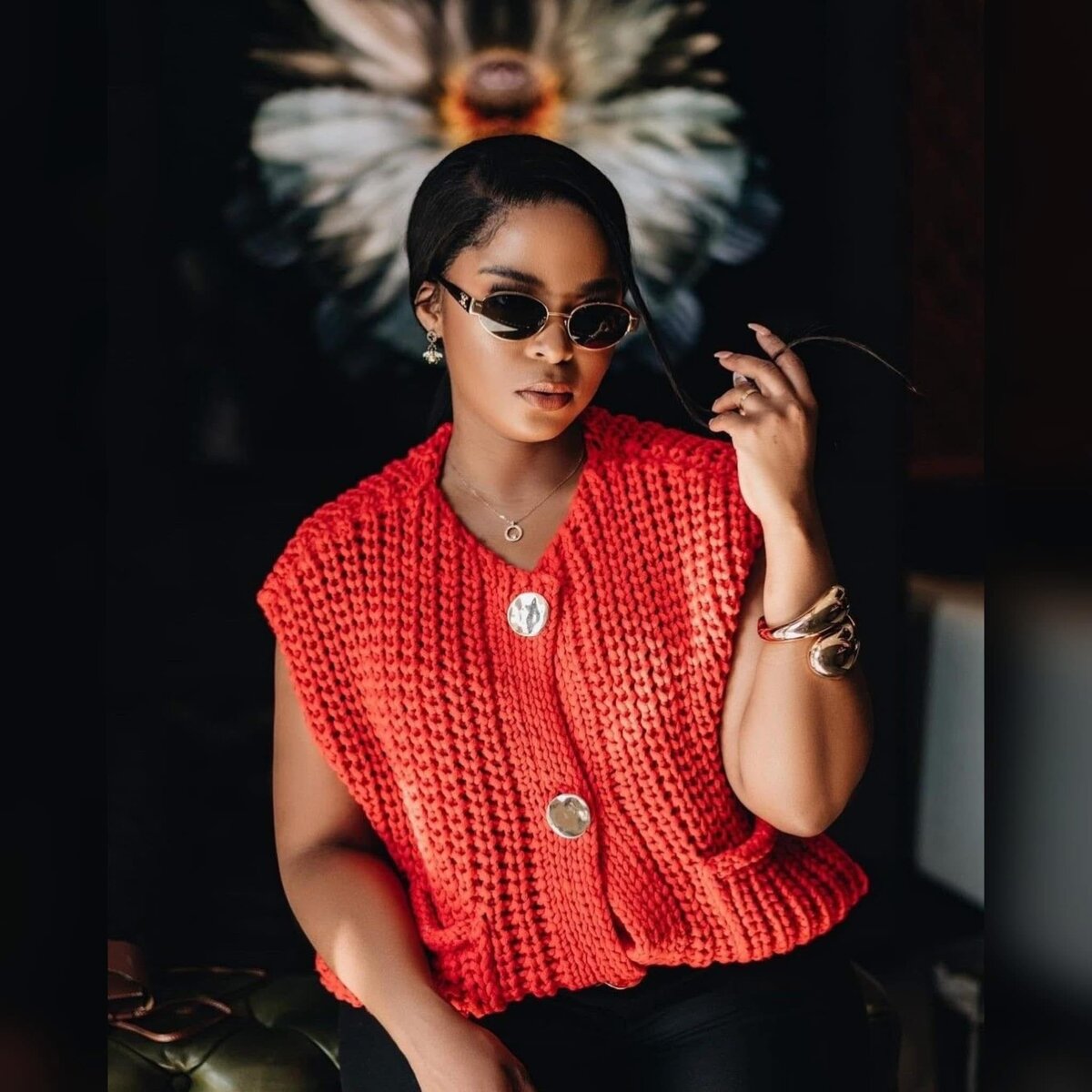 Gilet en maille chic