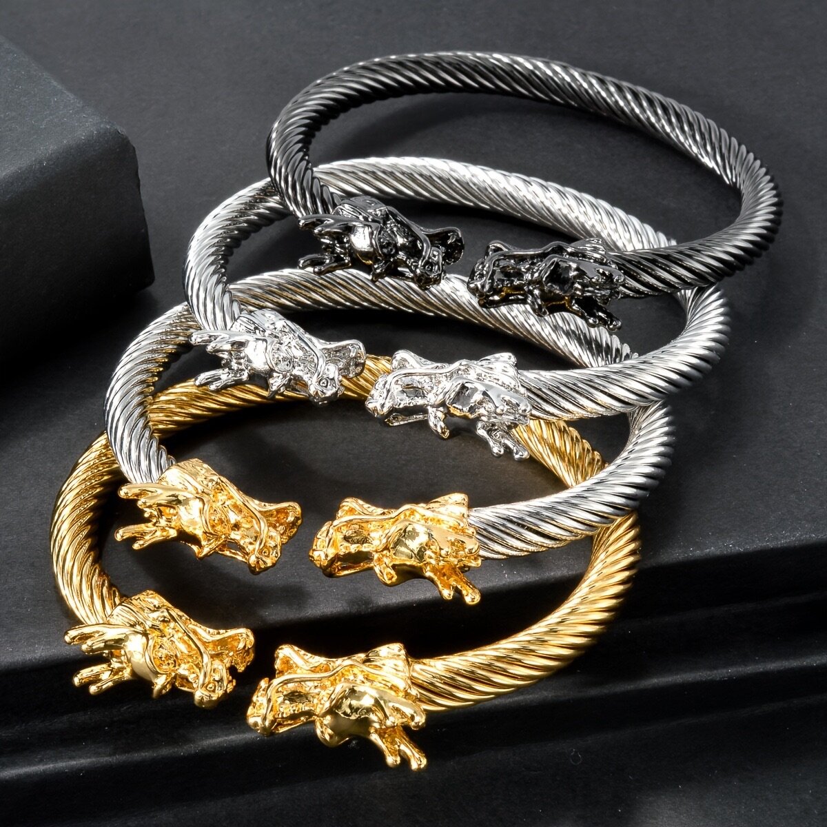 Dragon Head Mens Braclet