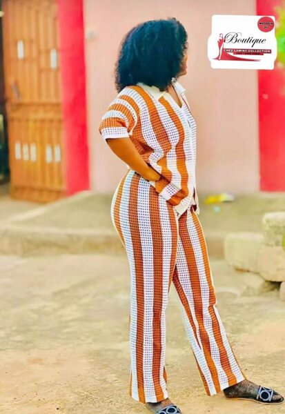 Ensemble Décontracté Rayé