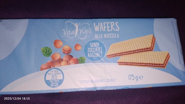 Gaufrettes Noisette Sans Sucre