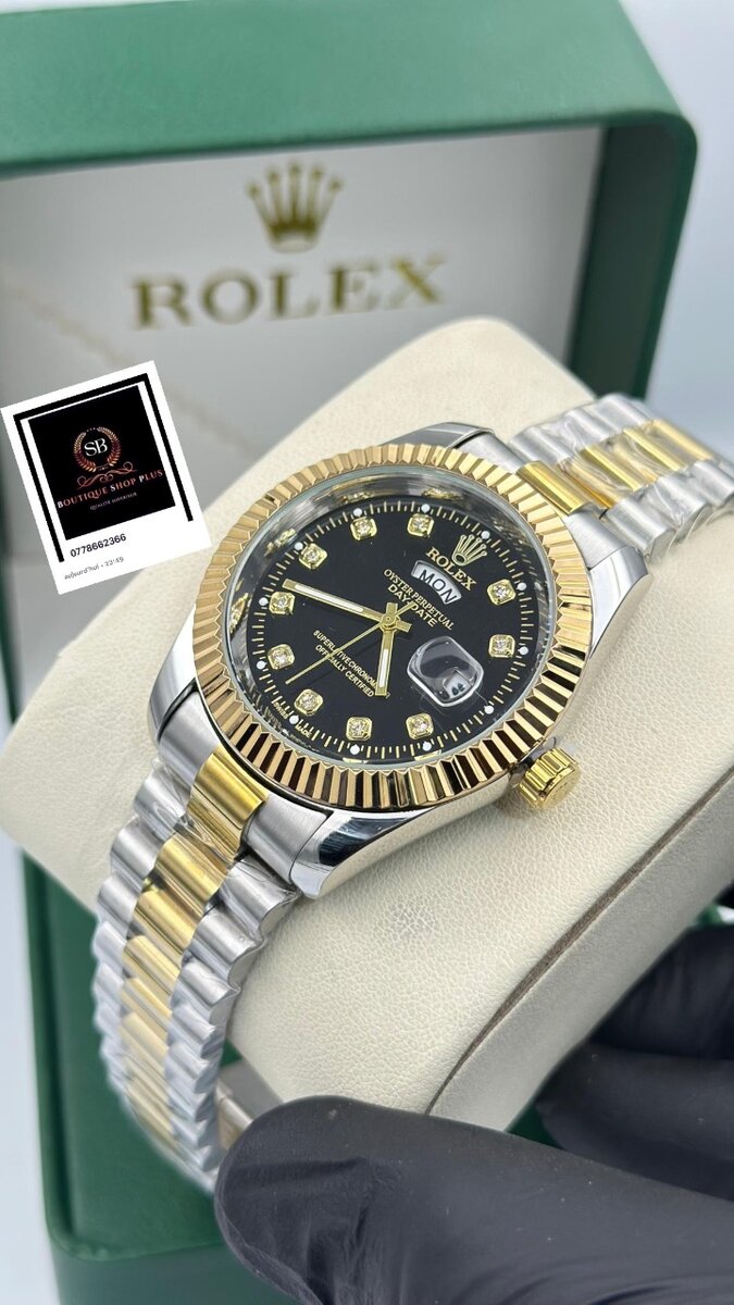 Montre Rolex Classique Bicolore