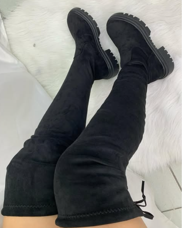 сапоги замша