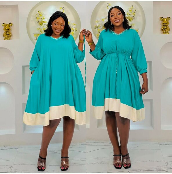 Robe ample colorée élégante