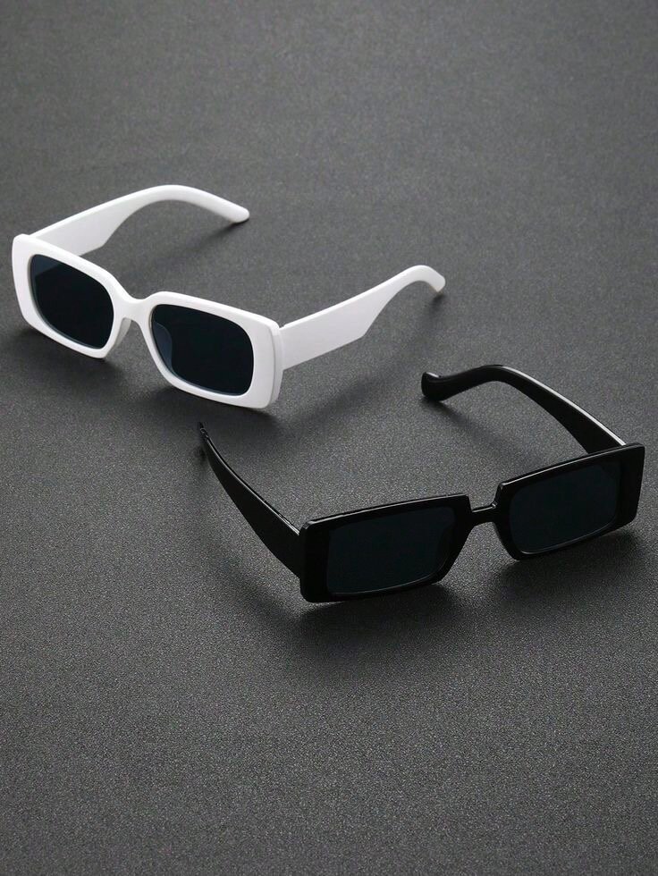 White &black glasses