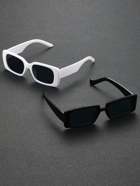 White &black glasses