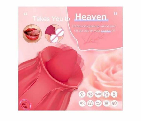 Vibromasseur Fleur Silicone