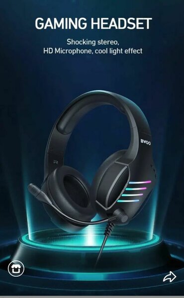 Casque Gaming Stéréo LED