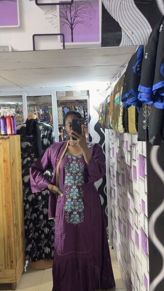 Ensemble robe et violette