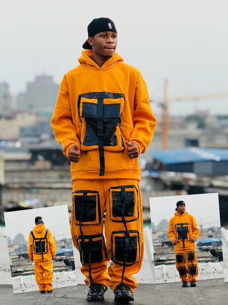 Ensemble survêtement homme cargo