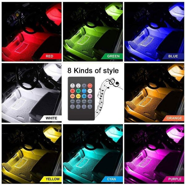 Car interior decoration lights