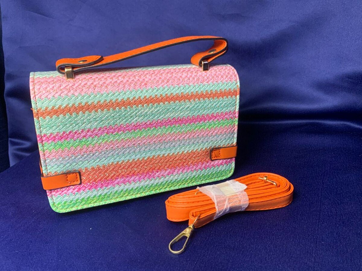 Sac à bandoulière multicolore