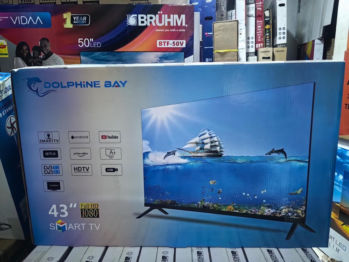 DOLPHINE BAY 43 inches smart  Digital satellite Tv