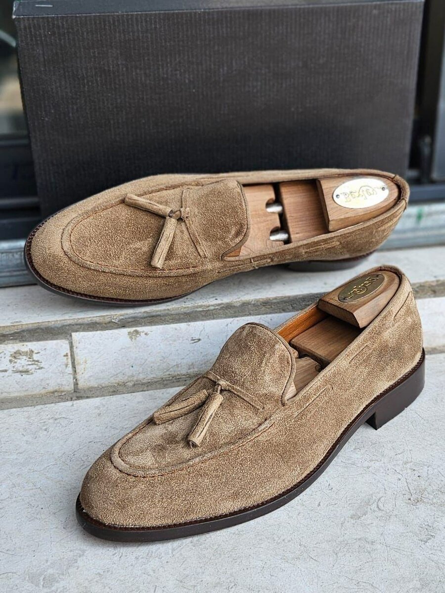 Mocassins élégants en cuir