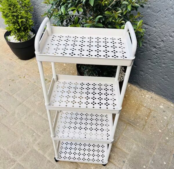 Étagère de Rangement Métal pour Cuisine ou Salle de Bain