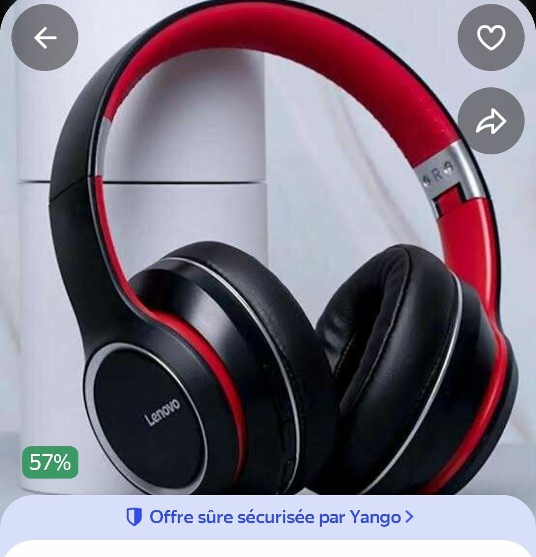 Casque Audio Lenovo Sans Fil