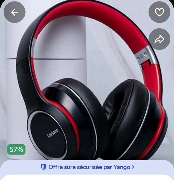 Casque Audio Lenovo Sans Fil