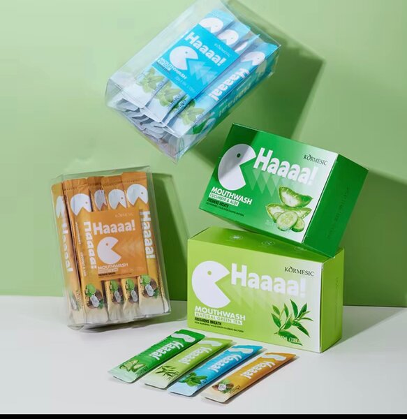 Haaa! Bain de bouche portable