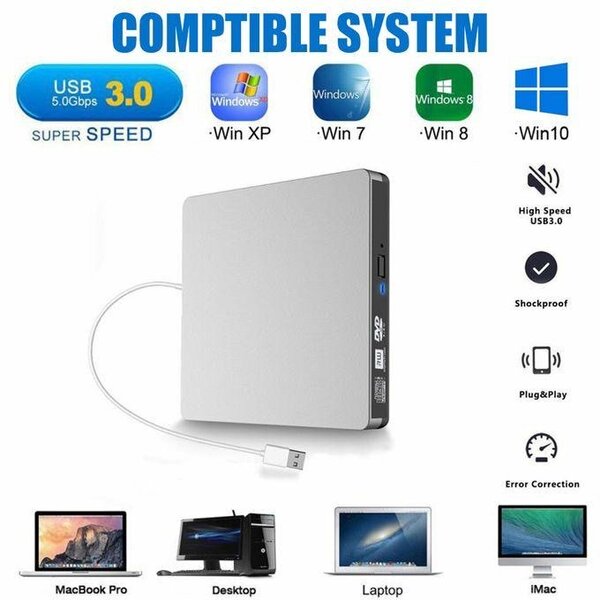 Usb External Dvd Cd Reader