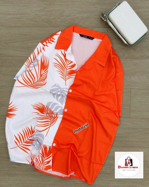 Chemise tropicale colorée